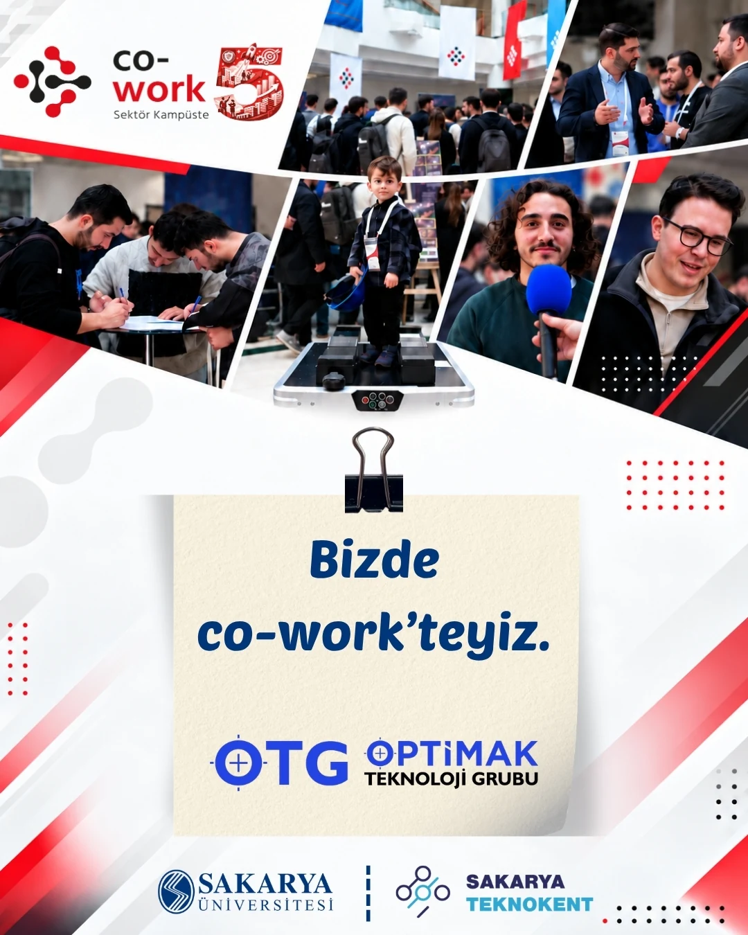 صورة من منشور Instagram: Optimak STU ضمن إعلان برنامج co-work5